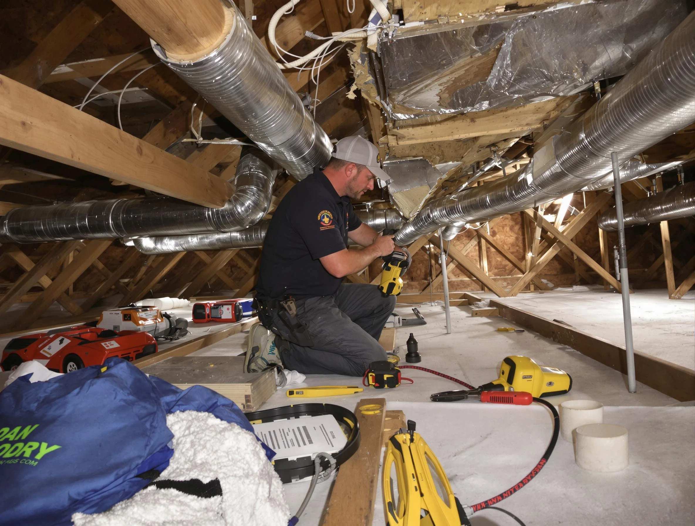 Professional air duct repair by McCandless Air Duct Cleaning in McCandless