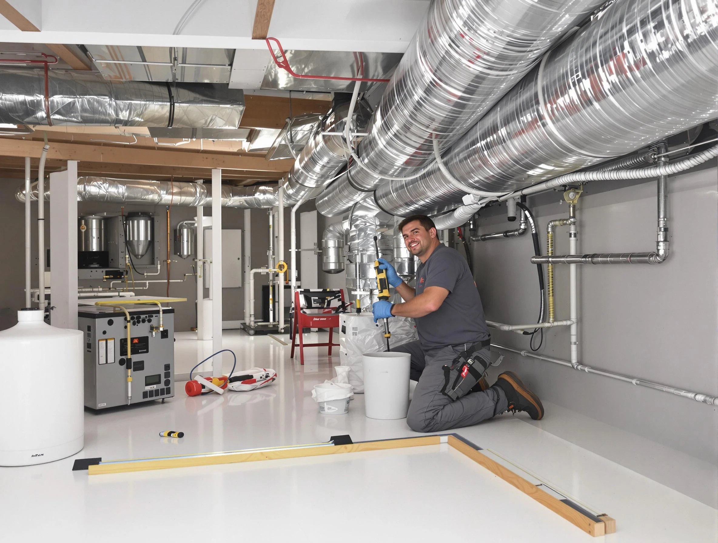 Professional duct sealing service by McCandless Air Duct Cleaning in McCandless